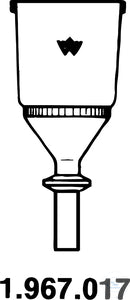 Filter funnel, 50 ml, porosity P2 1 FA