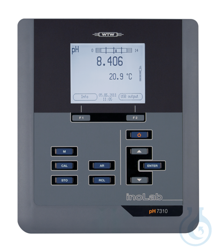 inoLab® pH 7310, Convenient, menu controlled pH/mV meter for measurements/docume