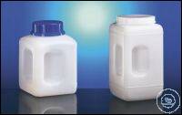 Wide neck container, HDPE natural, 4400 ml, with handle., incl. closure