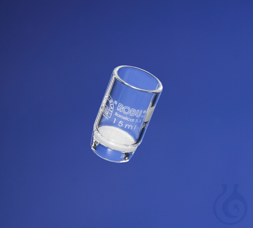 Filter Crucible, 15 ml, Ø 23 mm, Por. 1, H 48 mm