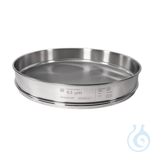NEXOPART Test Sieve with stainless steel frame 305X60 mm- with stainless steel