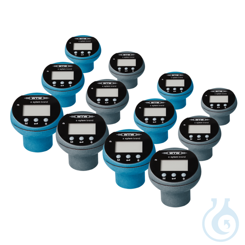 OxiTop®-i 12, 12 OxiTop®-i measuring heads (6 x blue and 6 x grey), menu-operate