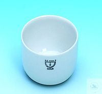 Incinerating dishes porcelain, 60 ml, 33/4, glazed, 60 mm Ø, H: 31 mm