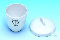 Crucible, porcelain, 20 ml 79 MF/7A medium-high form, Ø 40 mm