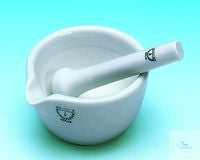 Mortar with rough interior, ca. 700 ml, 55/6A, I.D. 150 mm, with spout, H 70 mm