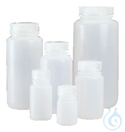 Nalgene&trade; Wide-Mouth LDPE Bottles with Closure