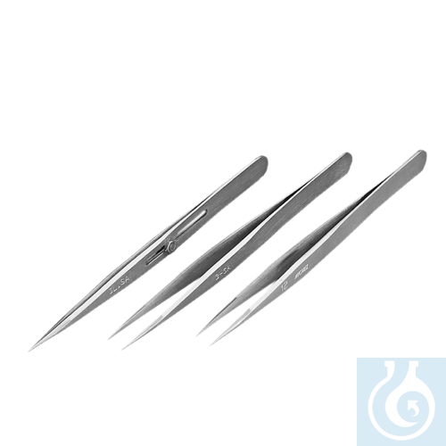 neoChoice Edelstahl-Pinzette, 120 mm lang, gerade, sehr fein, antimagnetisch