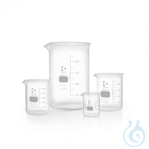 DURAN® Beaker, low form, with spout