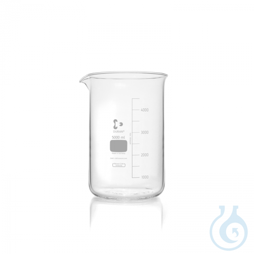 DURAN® Beaker, low form, with spout