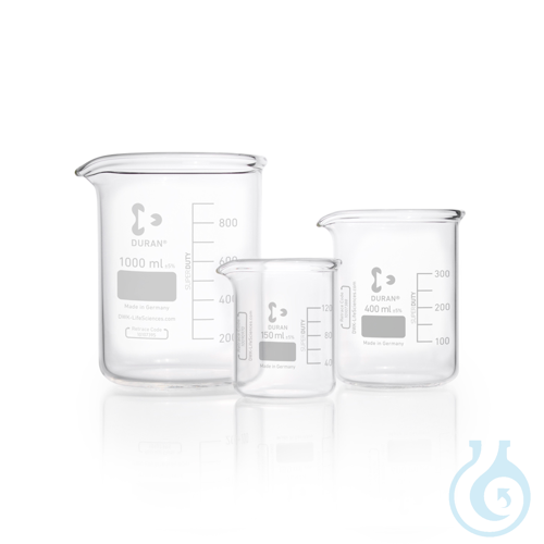 DURAN® SUPER DUTY Beaker, low form, with spout, with reinforced rim