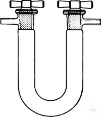 Drying tubes, U-shaped, with ST-stopper