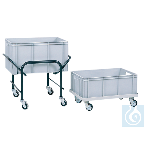 neoChoice Behälter-Rollwagen ABS-Kunststoff, für Wannen 60 x 40 cm