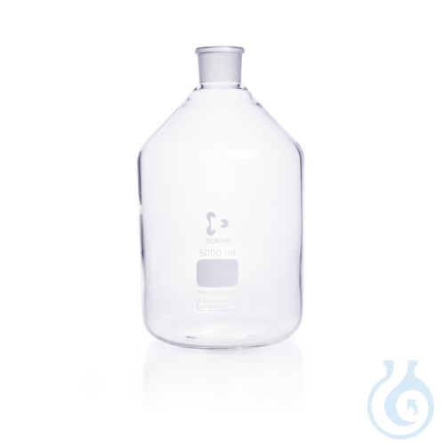 DURAN® Reagent Bottle, narrow neck, clear, neck with standard ground joint