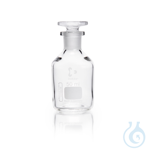 DURAN® Reagent Bottle, narrow neck, clear, neck with standard ground joint