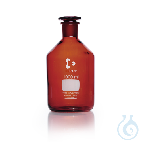 DURAN® Reagent Bottle, narrow neck, amber, USP , USP and EP (3.2.1)