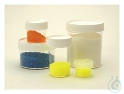 Nalgene&trade; Wide-Mouth Straight-Sided PMP Jars with White Polypropylene