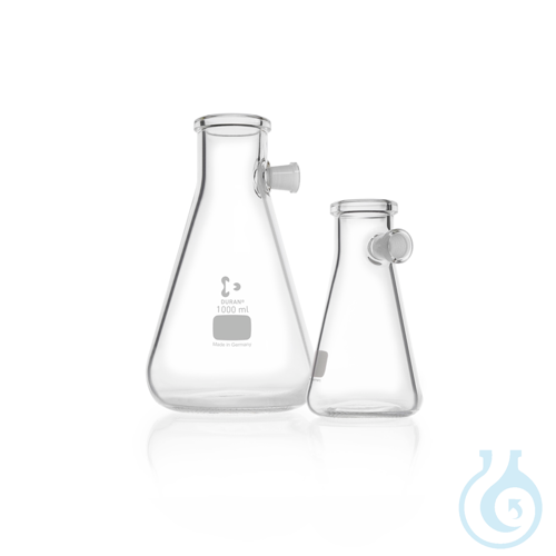 DURAN® Filtering Flask, with side-arm socket, Erlenmeyer shape