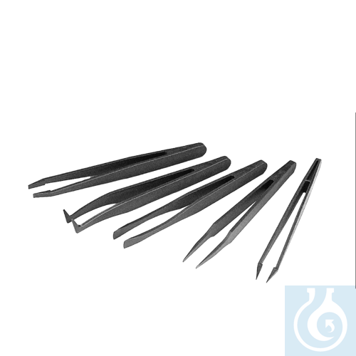 neoChoice Antistatische Pinzette, 3 mm, gerade, mit Zahnung