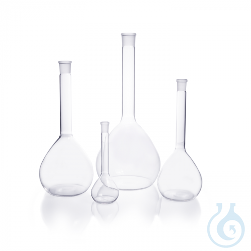 DURAN® Volumetric flask, partially ground, NS 12/21, 100 ml, without print