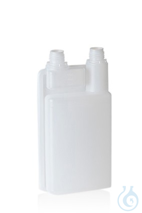 neoChoice Zweihals Dosierflasche, HDPE, 1000 ml