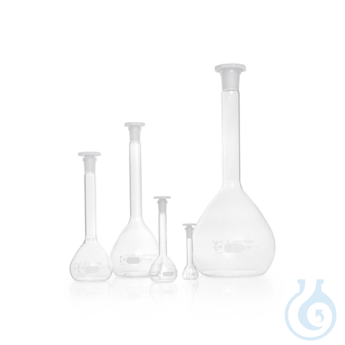 DURAN® Volumetric Flask, Class A, without certificate of conformity, white print