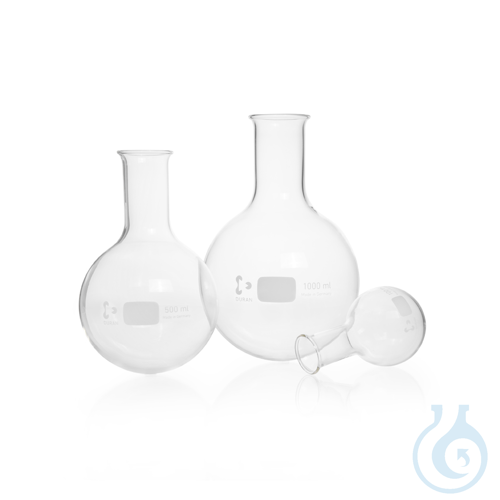 DURAN® Round Bottom Flask Narrow Neck, with beaded rim
