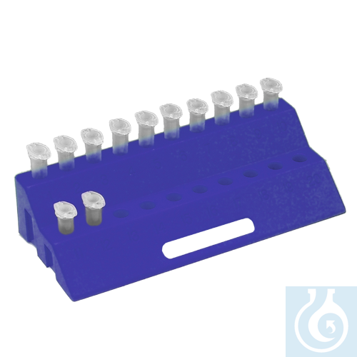 neoChoice Reaktionsgefäß-Ständer, steckbar, blau