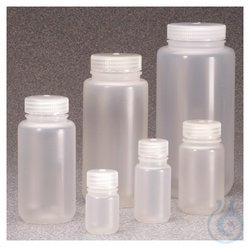 Nalgene&trade; Wide-Mouth PPCO Economy Bottles with Closure