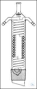 Dimroth condenser for Soxhlet 30 ml, L.