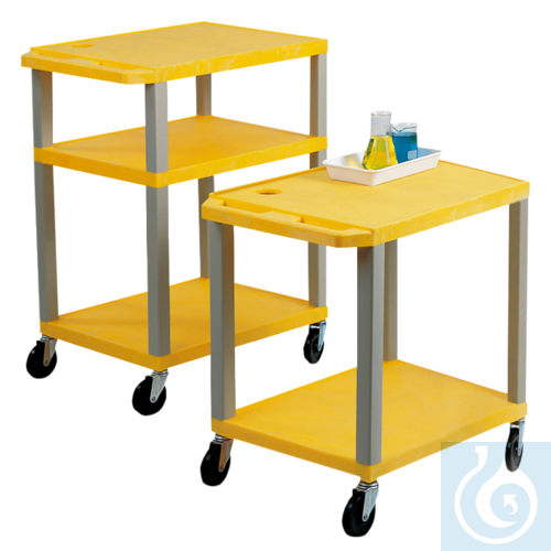 neoChoice Rollwagen gelb, 2 Böden, 66 cm hoch