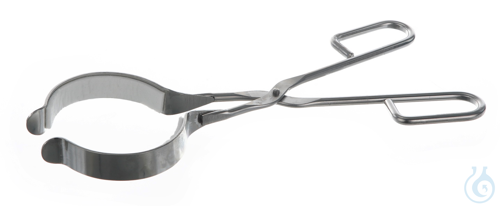Beaker tong 18/10 steel, L=330mm, D=60-150mm