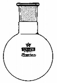 Flask, round bottom, medium neck, 2 000