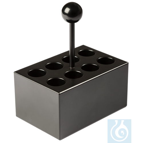 neoLabLine Heizblock Alu, 8 Plätze 17 mm Ø