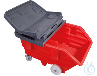 lid PE for tipping container with capacity of 750 litres 1170x1635x550