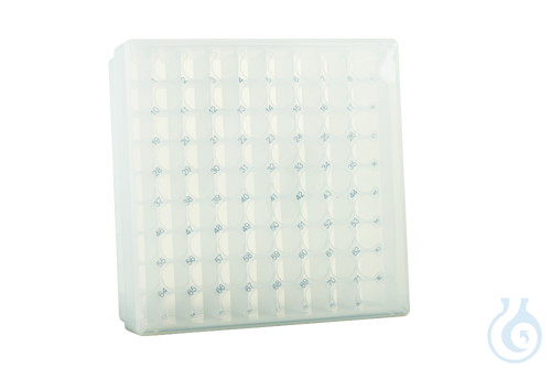 neoLabLine neoBox 81 plus, Kryobox, 133x133x53 mm (L x B x H),Unterteil transpar