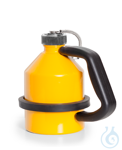 Safety can sh.steel galv.+lam. yellow V=1 L, 165x165x181
