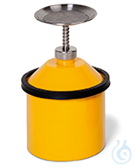 Plunger can sh.steel galv.+lam. yellow V=3 L, 178x178x290