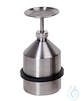Plunger can st.steel 1.4404 pol. V=2 L, 178x178x305