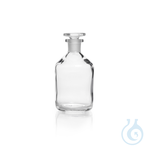 Reagent Bottle, narrow neck, soda-lime glass, clear, with standard ground joint