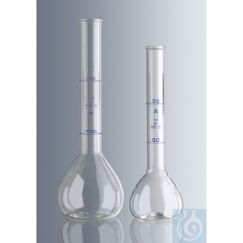 Volumetric flasks for sugar analysis,