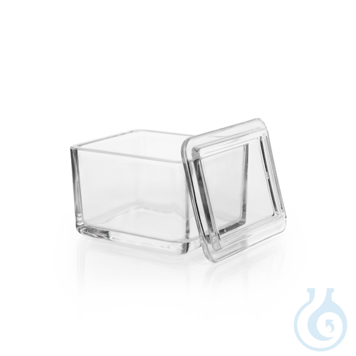 Glass Box, from soda-lime glass, for staining tray 21 317 00 03