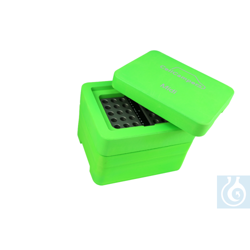 CellCamper® Midi Cooler Box including aluminum block for 30x1.5 ml reaction vess