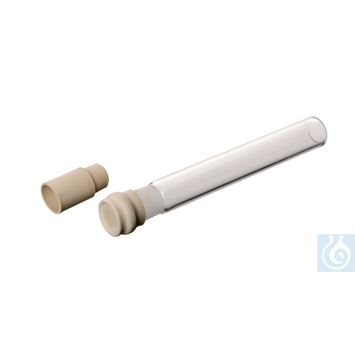 Septum stopper for joint size 14,5/23, with fold-down edges, natural rubber,