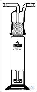 Gas washing bottle 250 ml ST 45/40 P1
