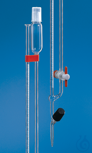 Micro bur. Bang BB AS DE-M str. stopcock, 10:0,02 ml Boro 3.3 Schell. PTFE spind