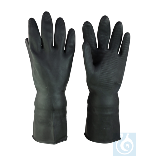 neoChoice Allzweckhandschuh aus Naturlatex, reissfester Rollrand ca. 320 mm lang