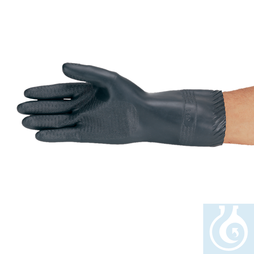 neoChoice Säureschutz-Handschuhe schwarz, Gr. 6 1/2 - 7, Paar