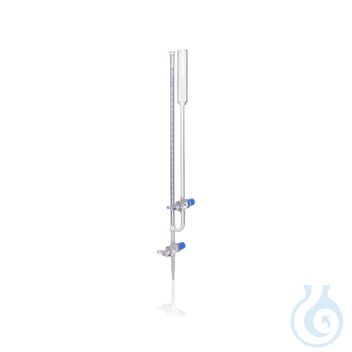 DURAN® Microburette, Class AS, Schellbach stripe, glass key, CoC, batch certific