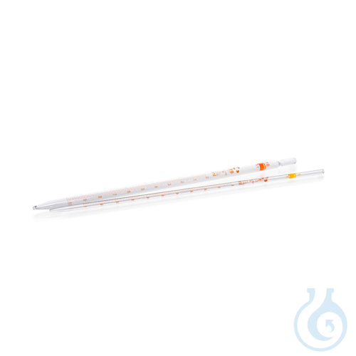 Measuring Pipette, from soda-lime glass, Class B, Type 1, amber diffusion print