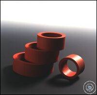 sleeve for filter crucibles, inner Ø 41 mm, outer Ø 49 mm